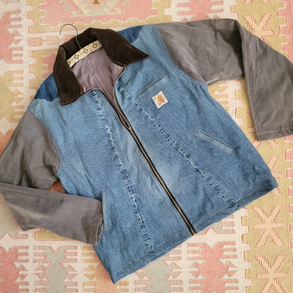 Reworked Carhartt Heavy Denim Jacket
XL